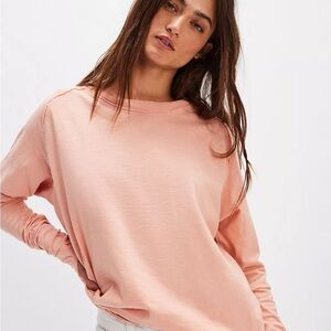 We The Free Blush Long Sleeve Top oversized